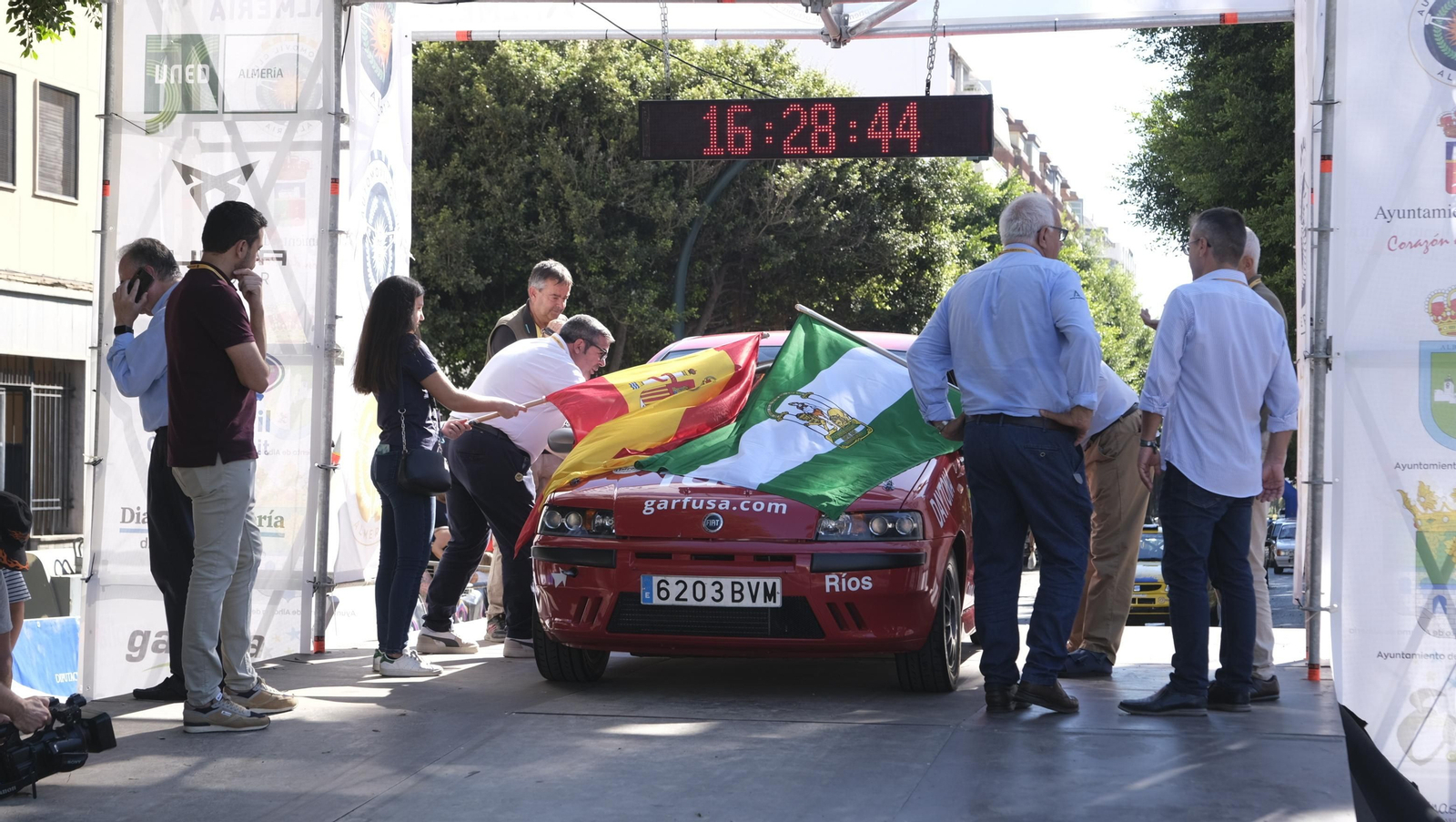 Imágenes de la salida del Rallye Costa de Almería