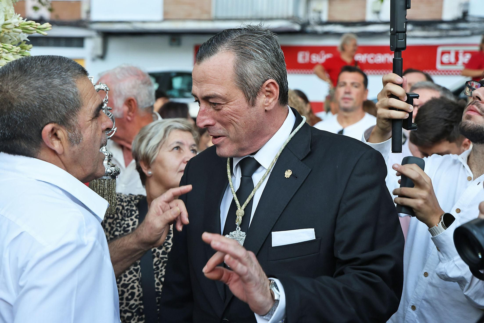 Imágenes de la bajada de la Virgen de la Cinta