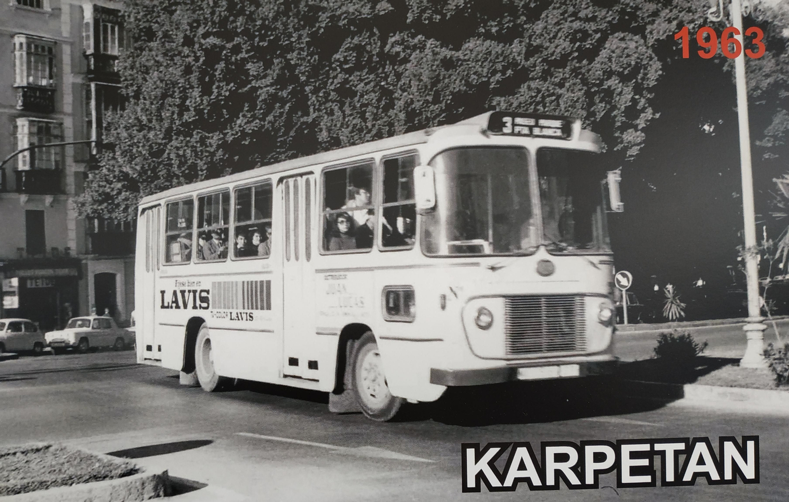 Fotos de los autobuses usados por la EMT de Málaga en sus 70 años de historia