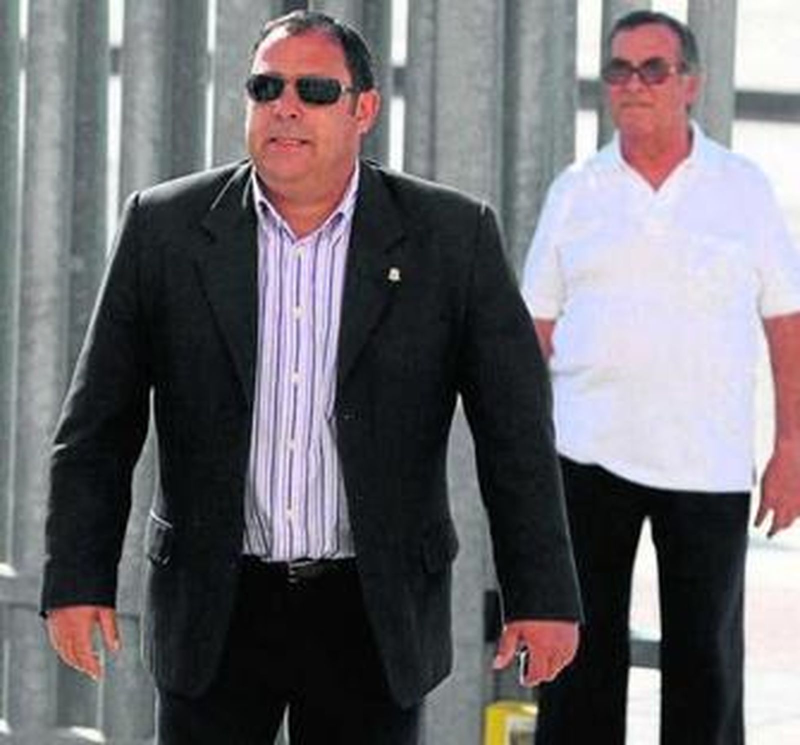 José Manuel Aranda, en la Ciudad de la Justicia de Málaga.