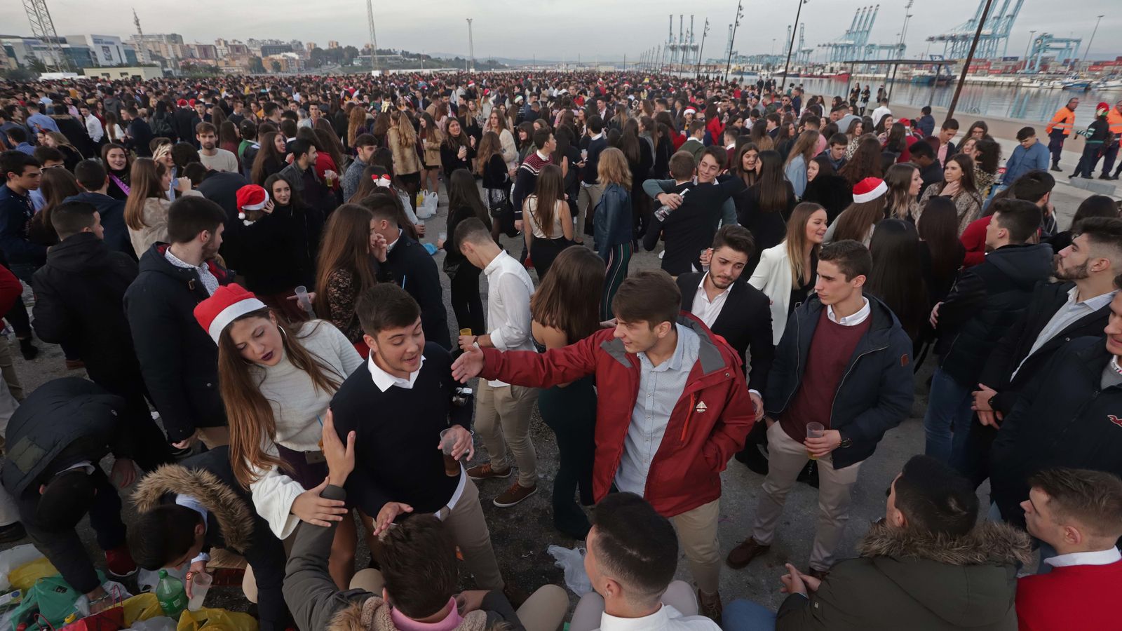 Celebración del 24 de diciembre en el Campo de Gibraltar