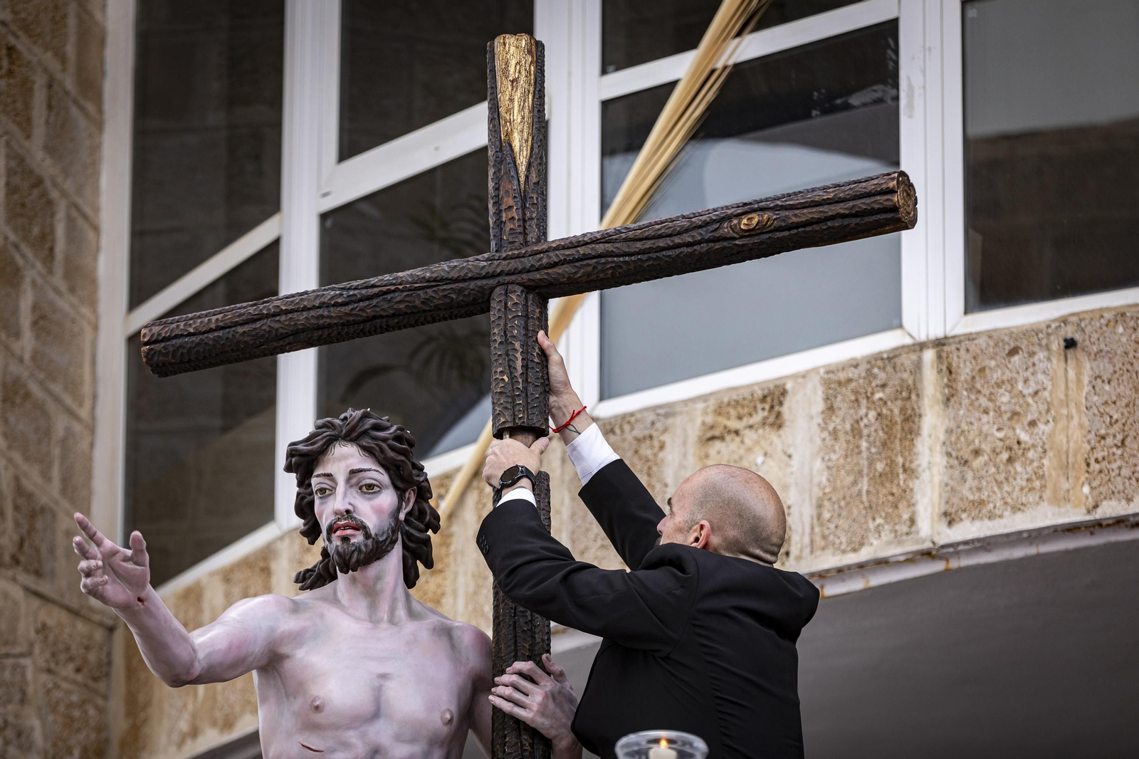 Las imágenes de la hermandad de la Resurrección en la Semana Santa de San Fenrando 2025