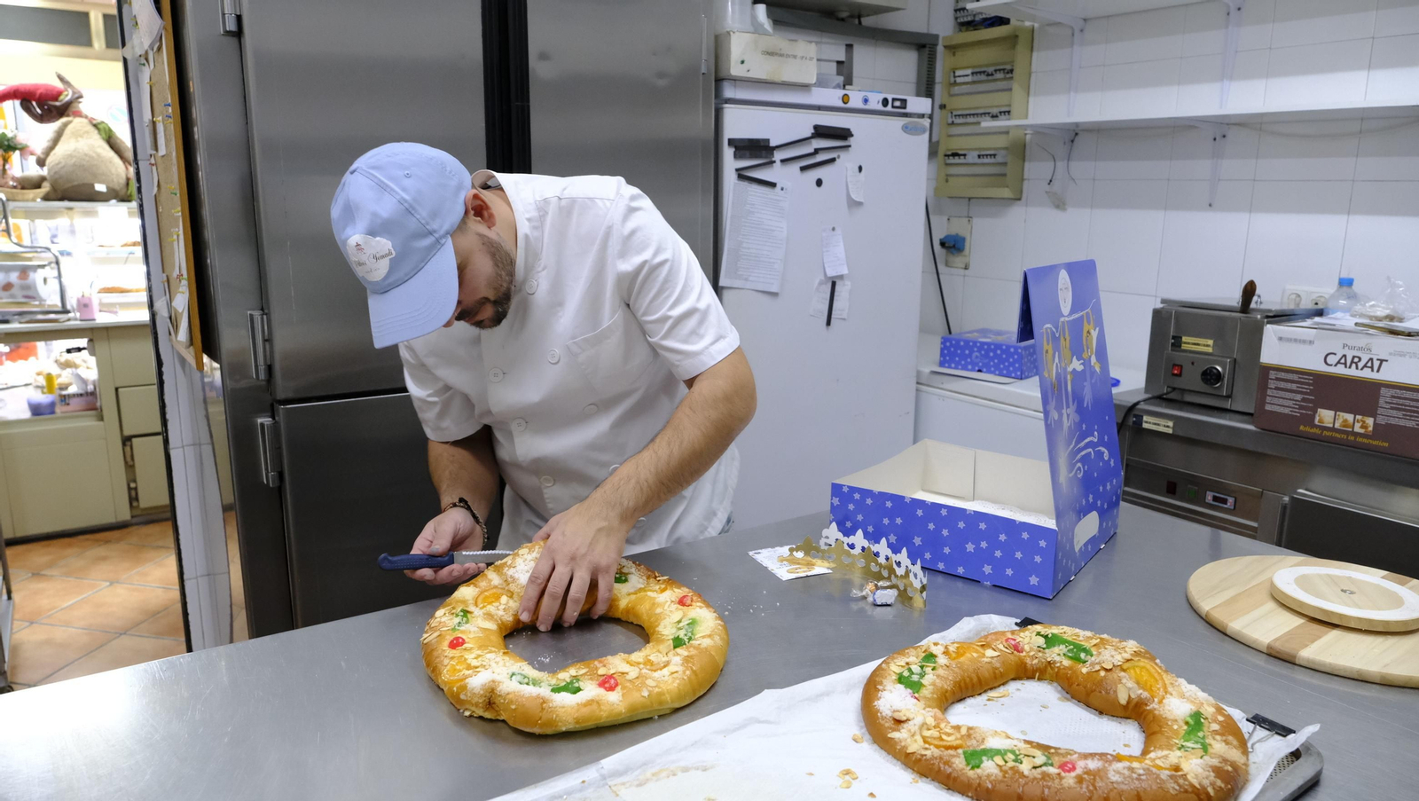 Fotogalería del roscón de reyes en Pastelería Yemadi, en Almería
