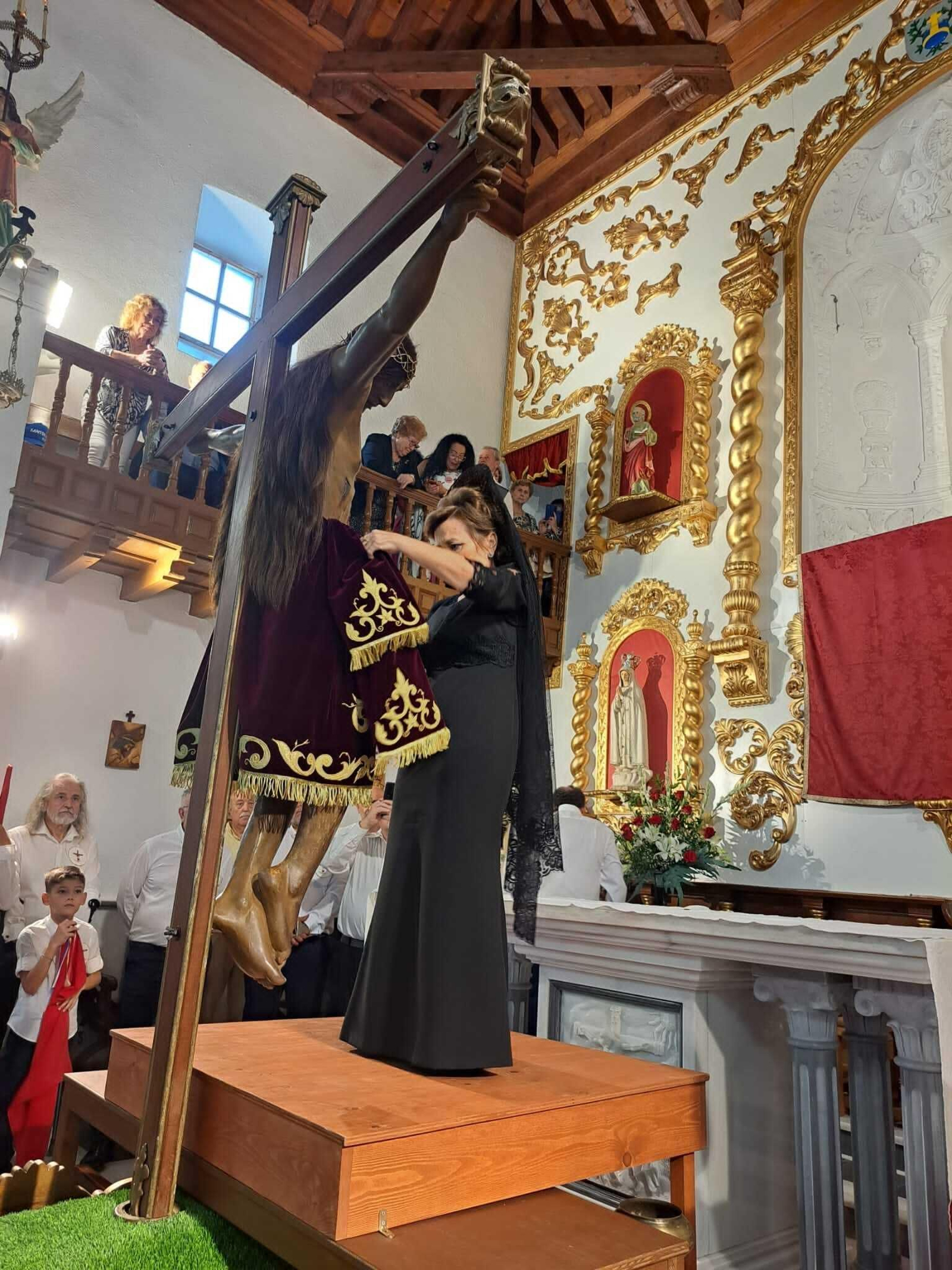 La procesión del Cristo del Bosque de Bacares, en imágenes