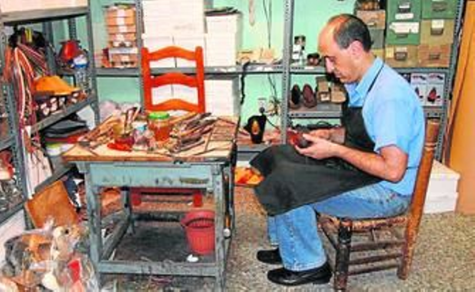 "Una vez que te pones estos mocasines no te puedes poner otro calzado"