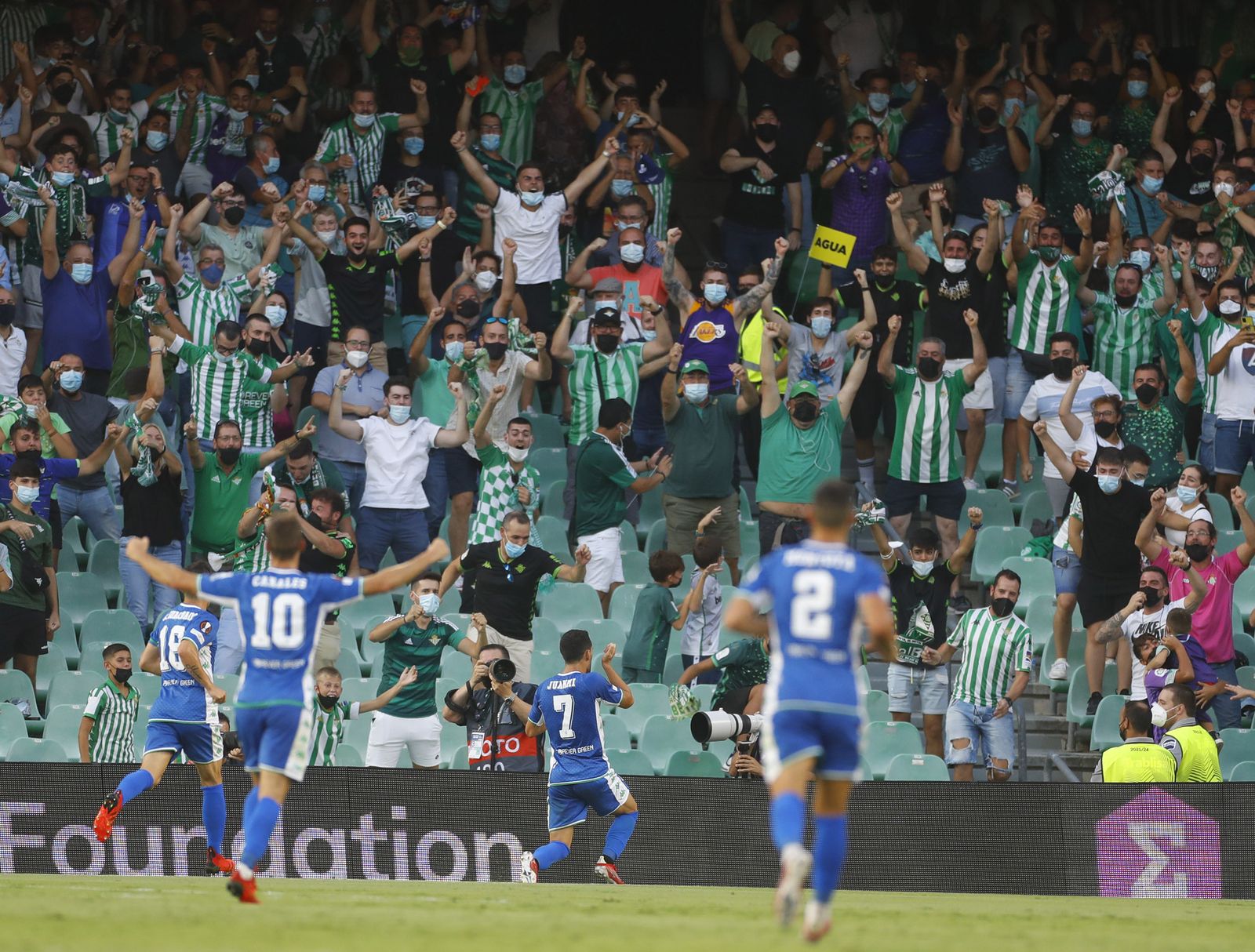 Las imágenes del Betis- Celtic