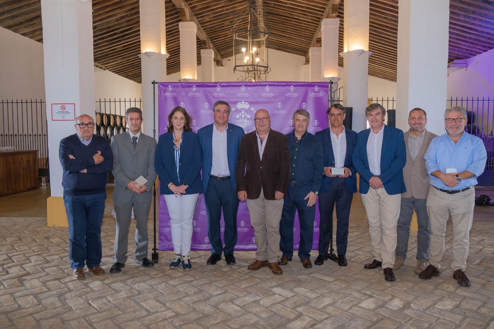 De Izquierda a derecha: Pascual Barrero, Daniel Cros, María Luisa Bea, José Andrés López, Antonio Torrecilla, Enrique Juan, Jaime Montero, César Rodríguez, Rubén Armenta e Ignacio Céspedes.