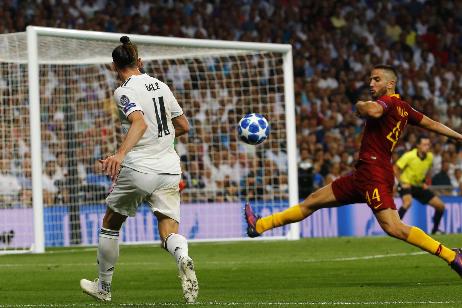 El Real Madrid-Roma, en imágenes