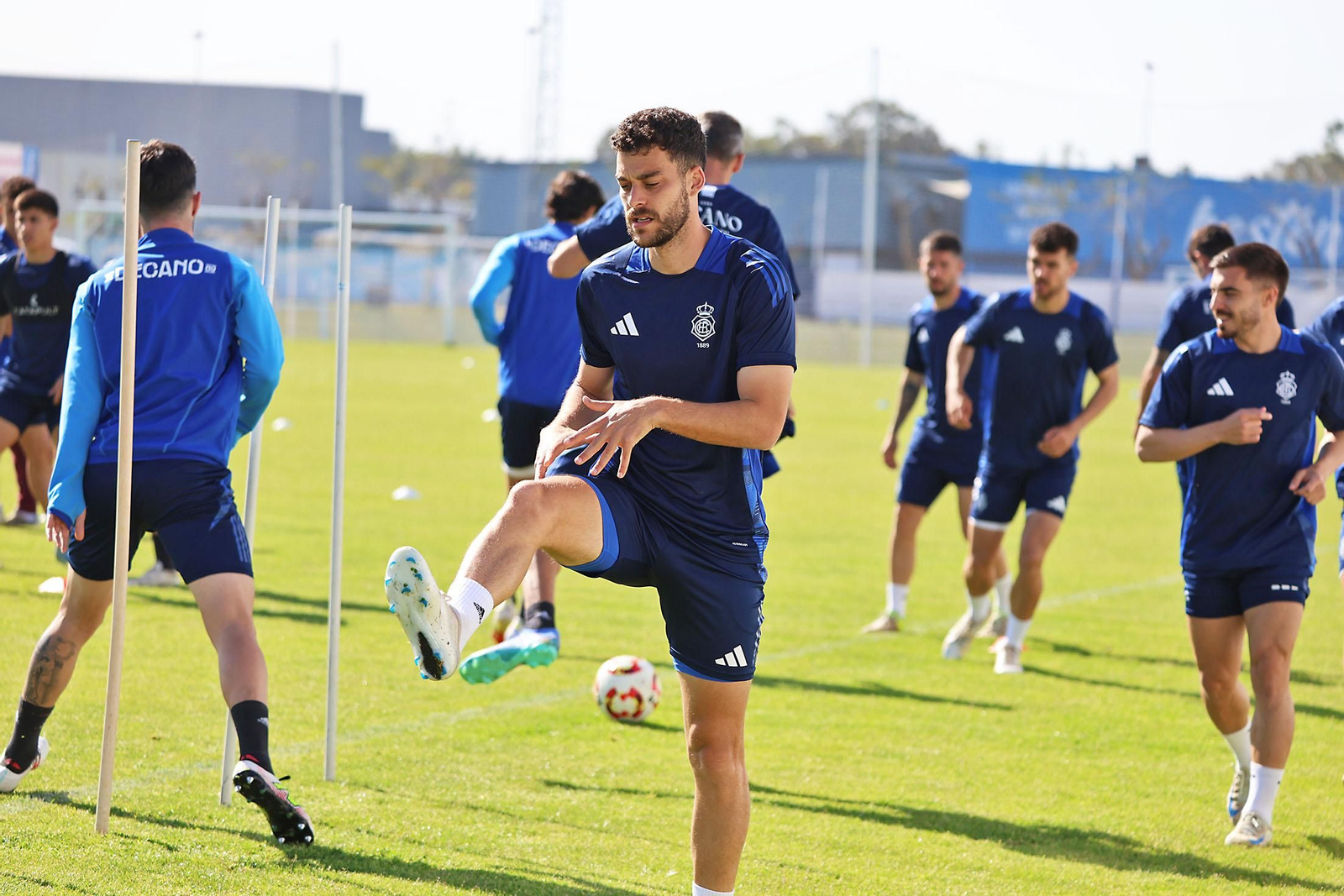 Imágenes del entrenamiento del Recreativo de Huelva