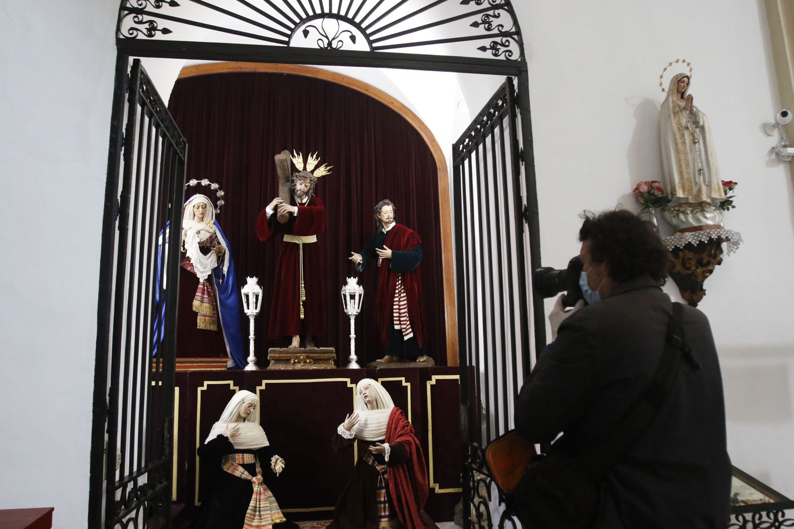 Un fotógrafo capta a los titulares del Buen Suceso en San Andrés.