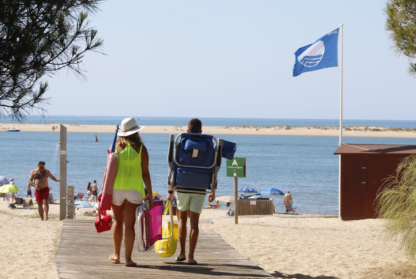 Imágenes de la jornada de playa en el Nuevo Portil