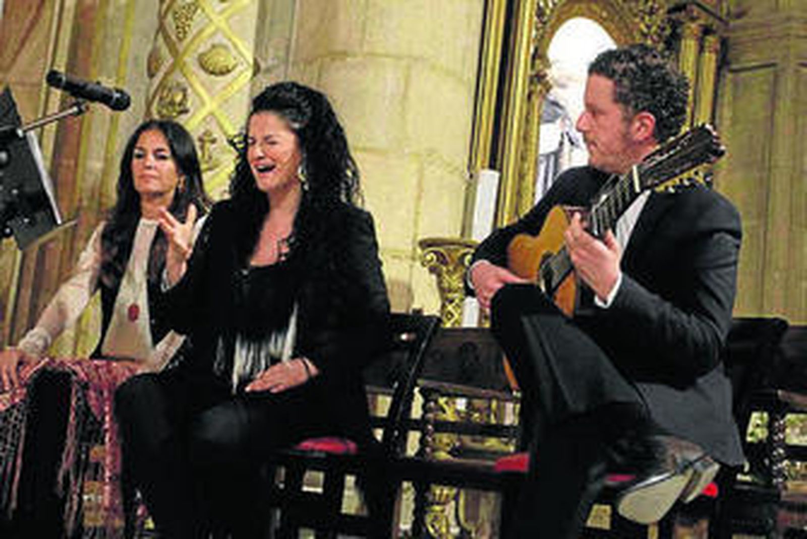 Sonia Miranda, Rocío Segura y Antonio Luis López.