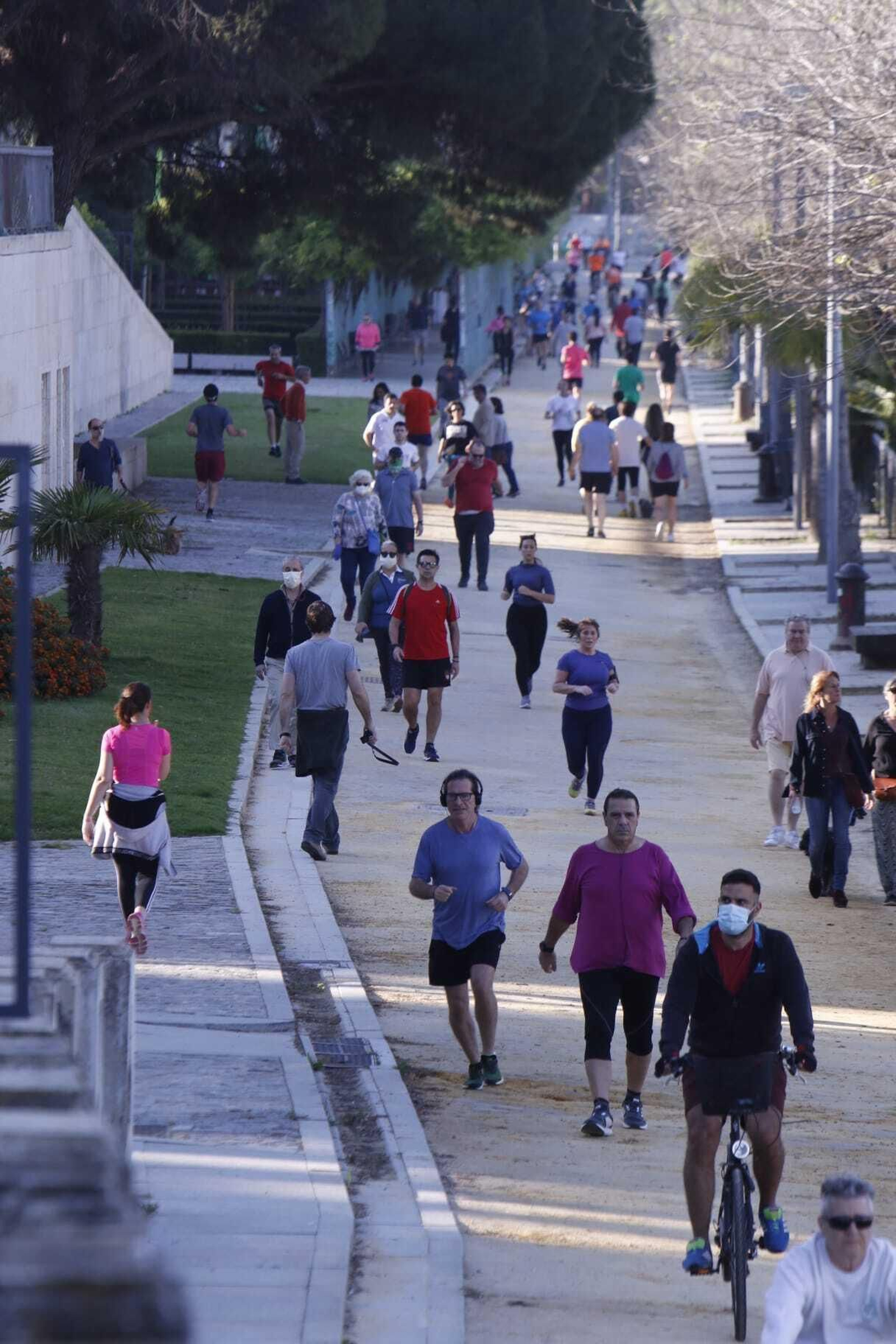 Mucha actividad tras 49 días de confinamiento.