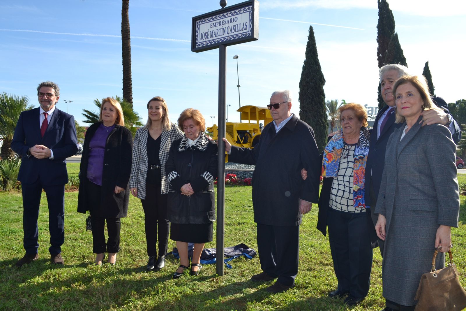 Homenaje al empresario José Martín Casillas en Alcalá de Guadaíra.