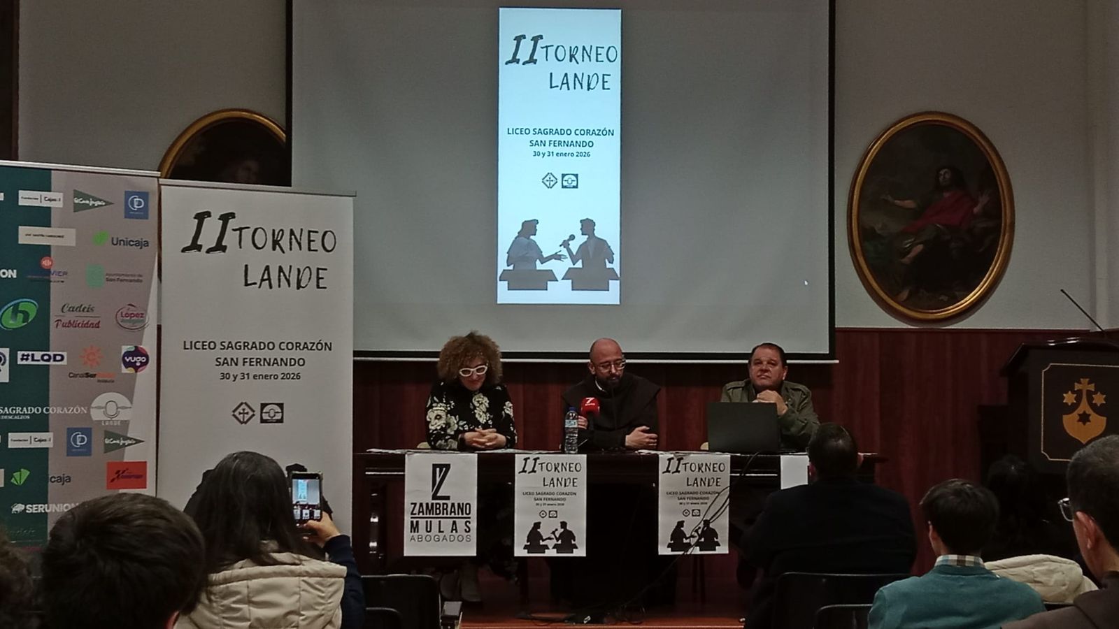 Presentación del segundo torneo de la Liga Andaluza de Debate Escolar en San Fernando