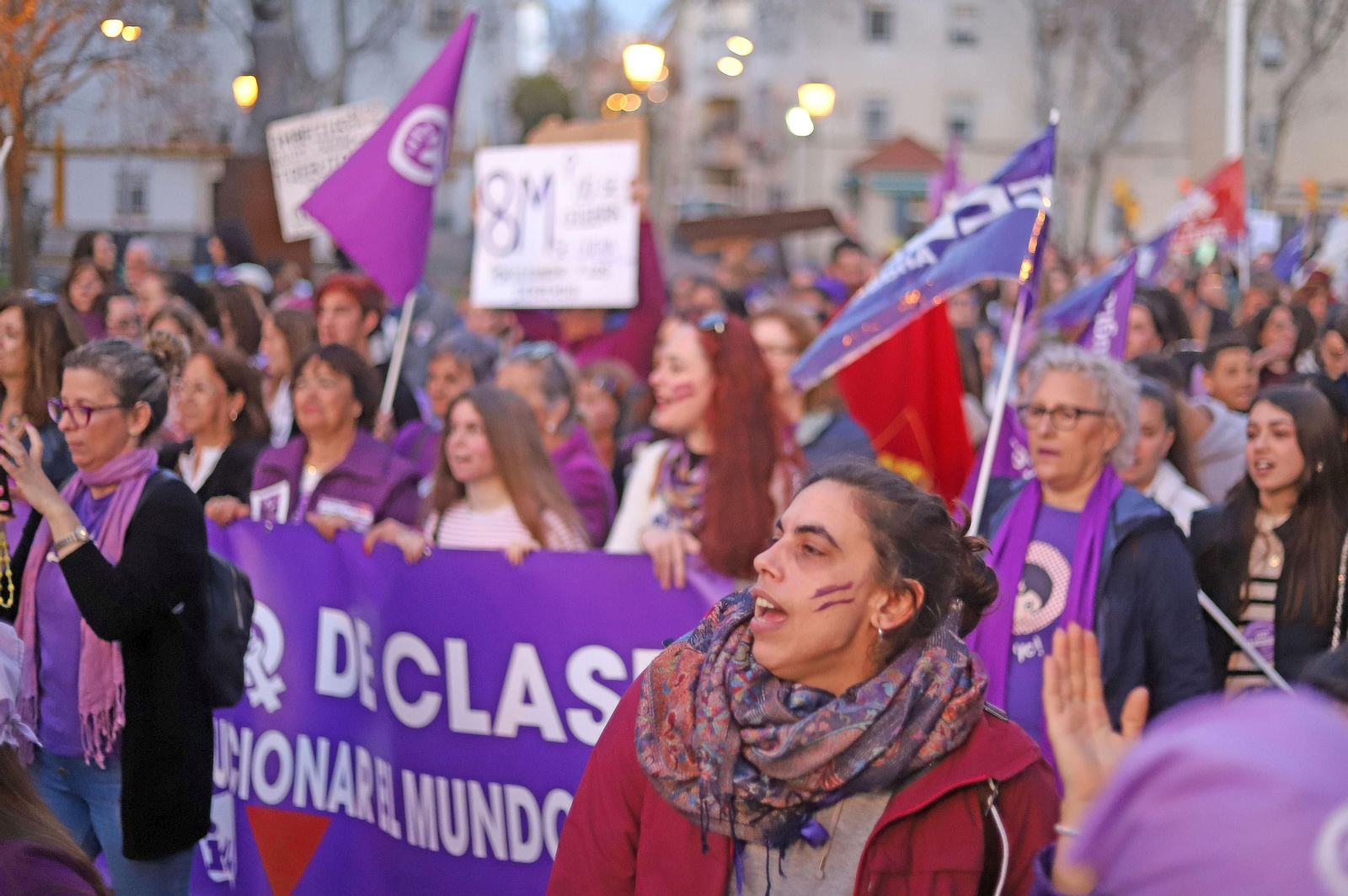 Imágenes de la manifestación del 8 de marzo, Día Internacional de la Mujer