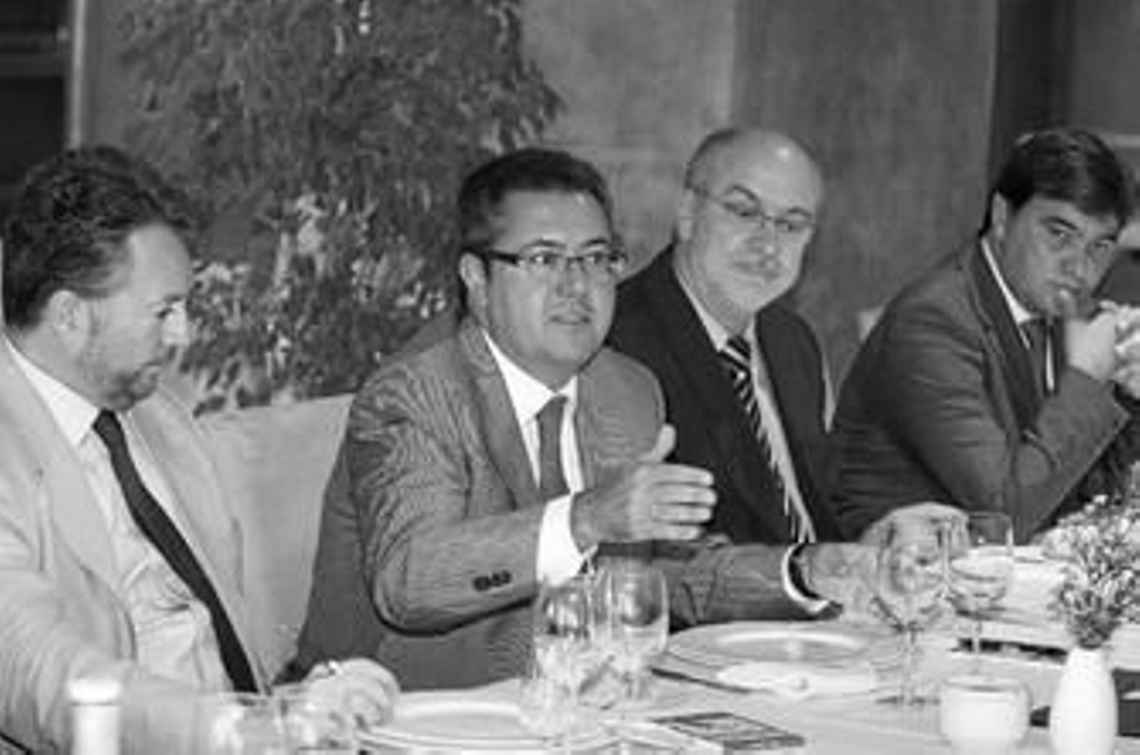 José Joly Martínez de Salazar, Juan Espadas, Manuel Alfonso Jiménez y Gabriel Cruz.