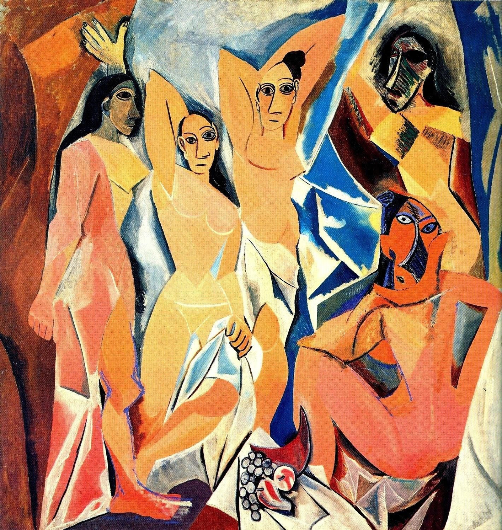 'Las señoritas de Aviñón' (1907), de Pablo Picasso.