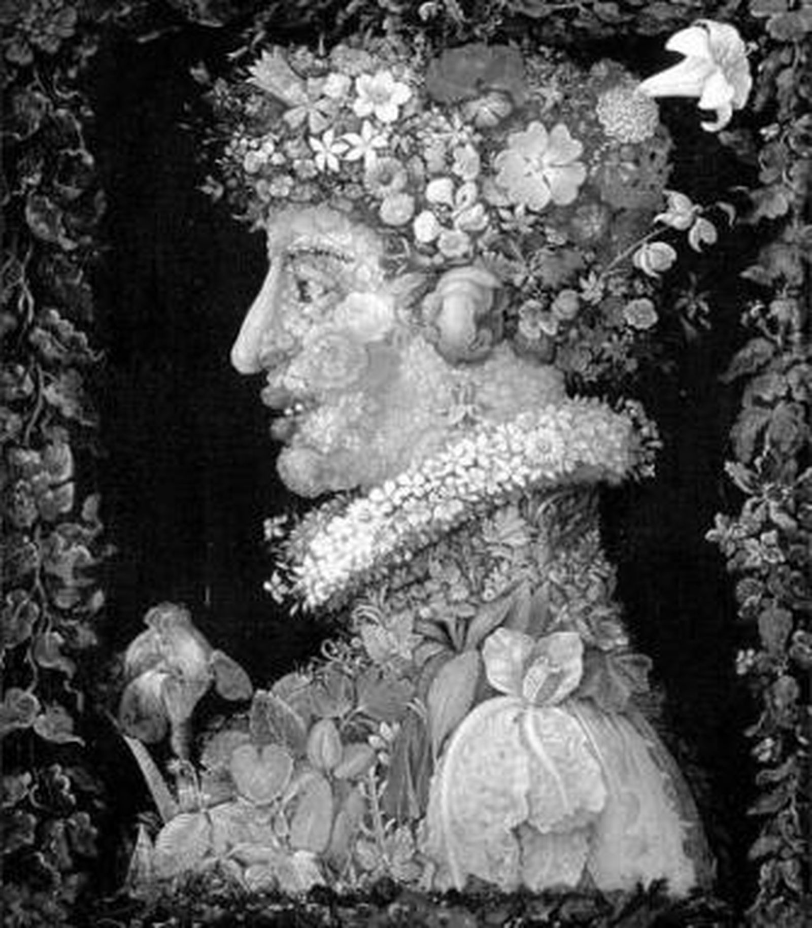 Dos de las 150 obras de Arcimboldo que se exponen en la muestra.