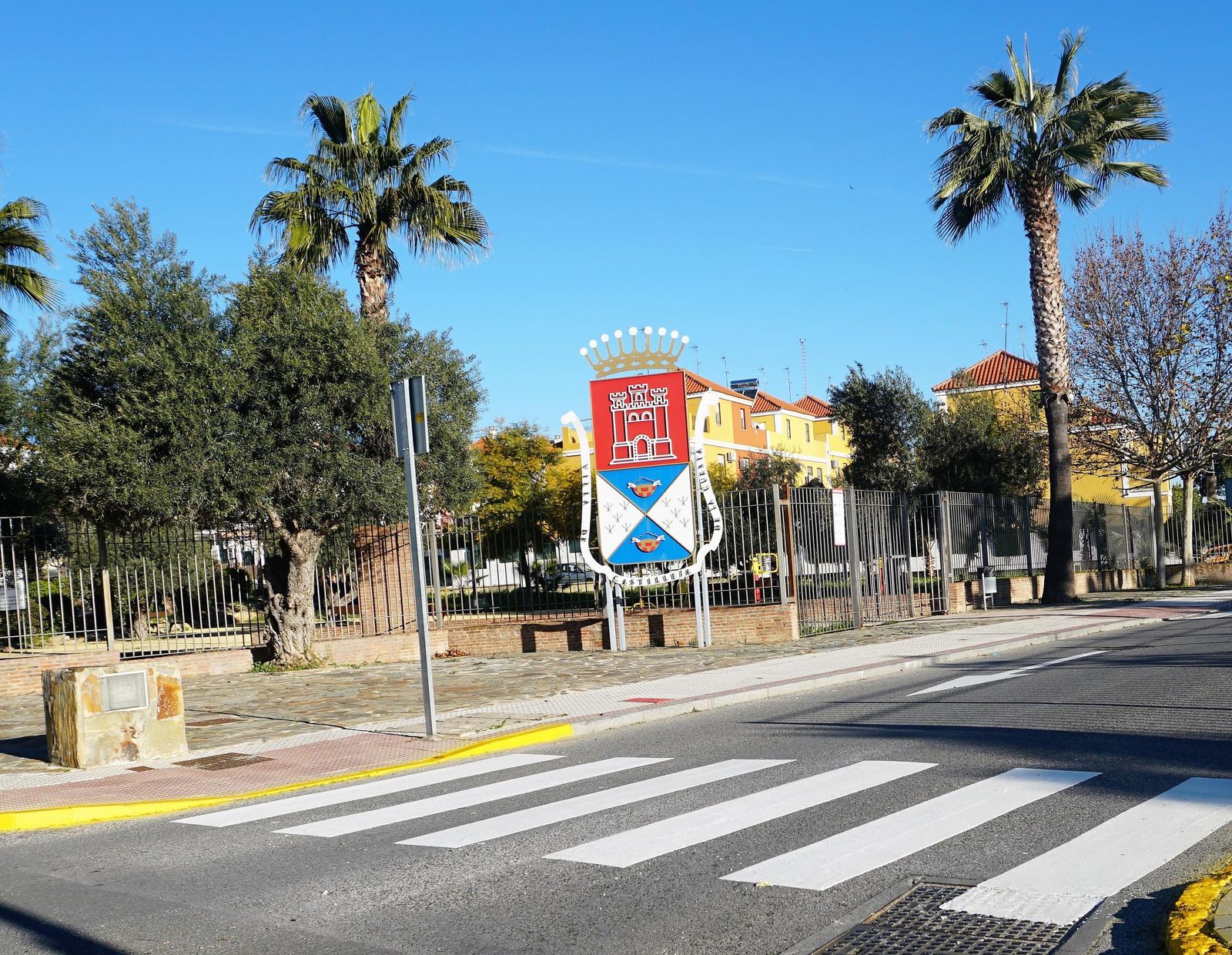 Una calle de Castilleja de la Cuesta.