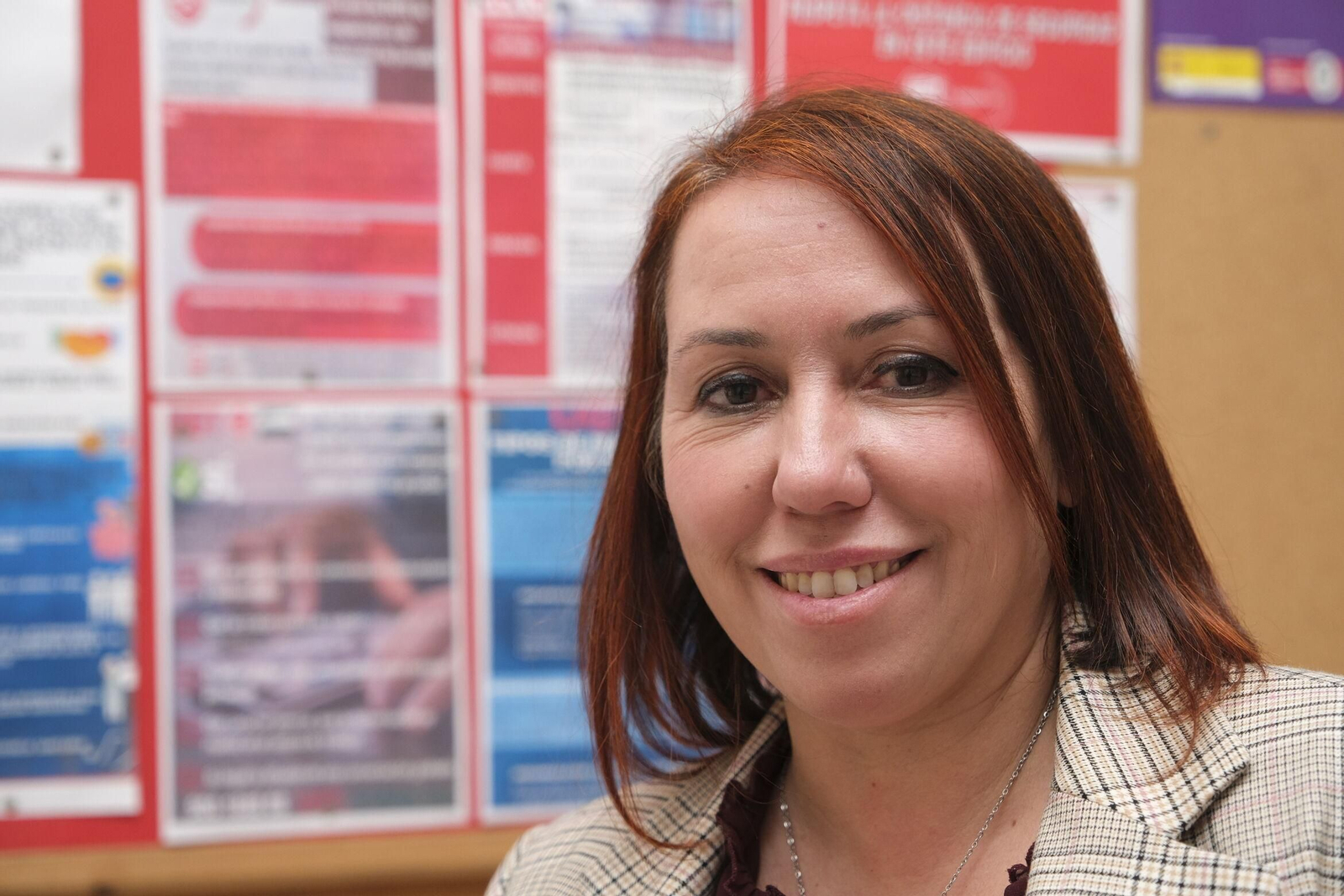 Carmen Vidal, secretaria de UGT en Almería.