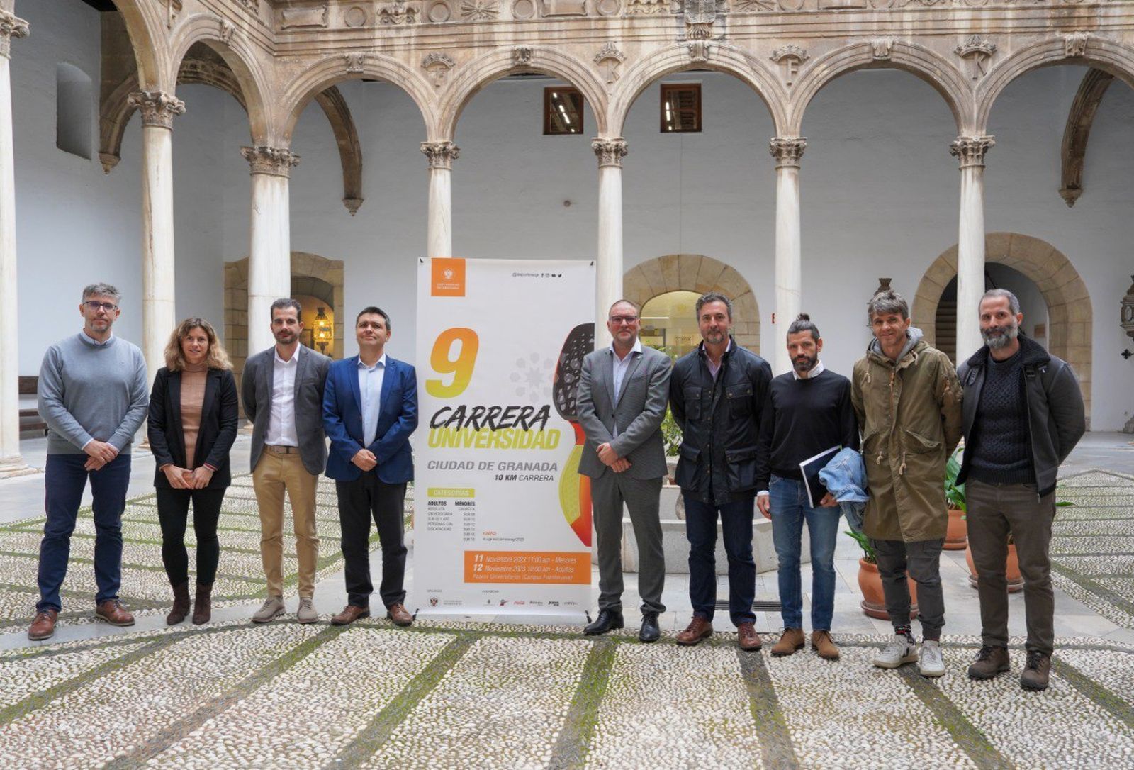 Un momento de la presentación de la Carrera Universidad-Ciudad de Granada