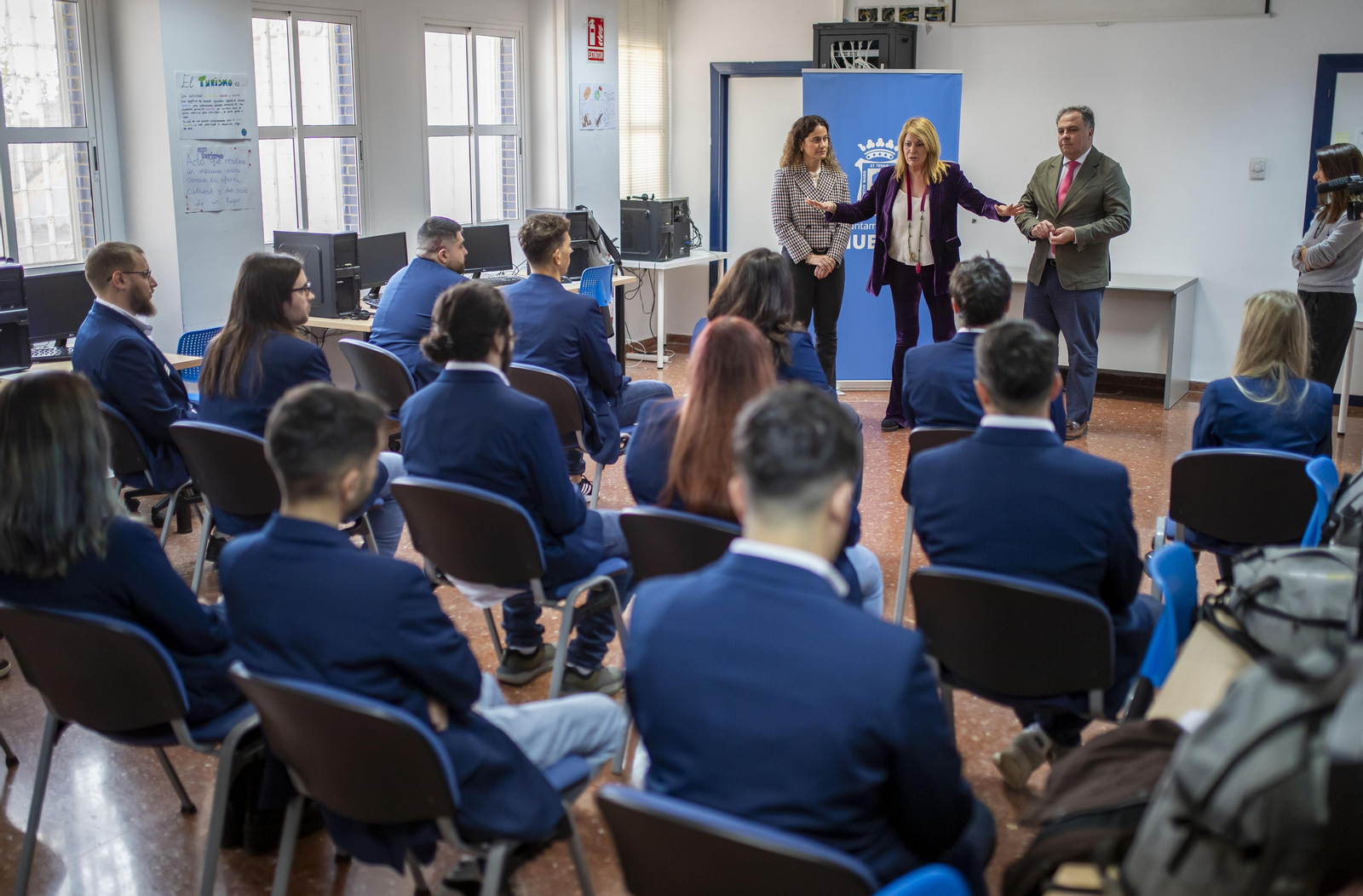 Pilar Miranda en la presentación del programa 'Huelva Promoción Turística III'.