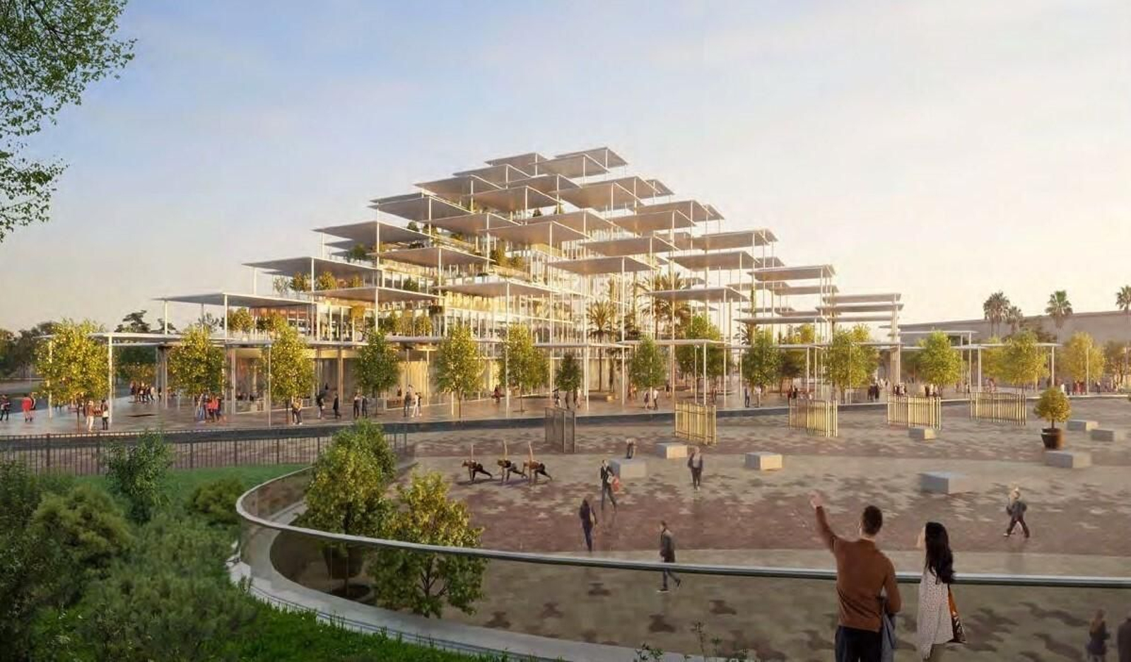 Recreación de la nueva sede del Centro de Investigación de la Cartuja.