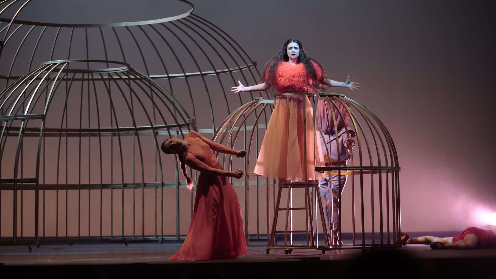 Las imágenes de la ópera "La Mujer Tigre"