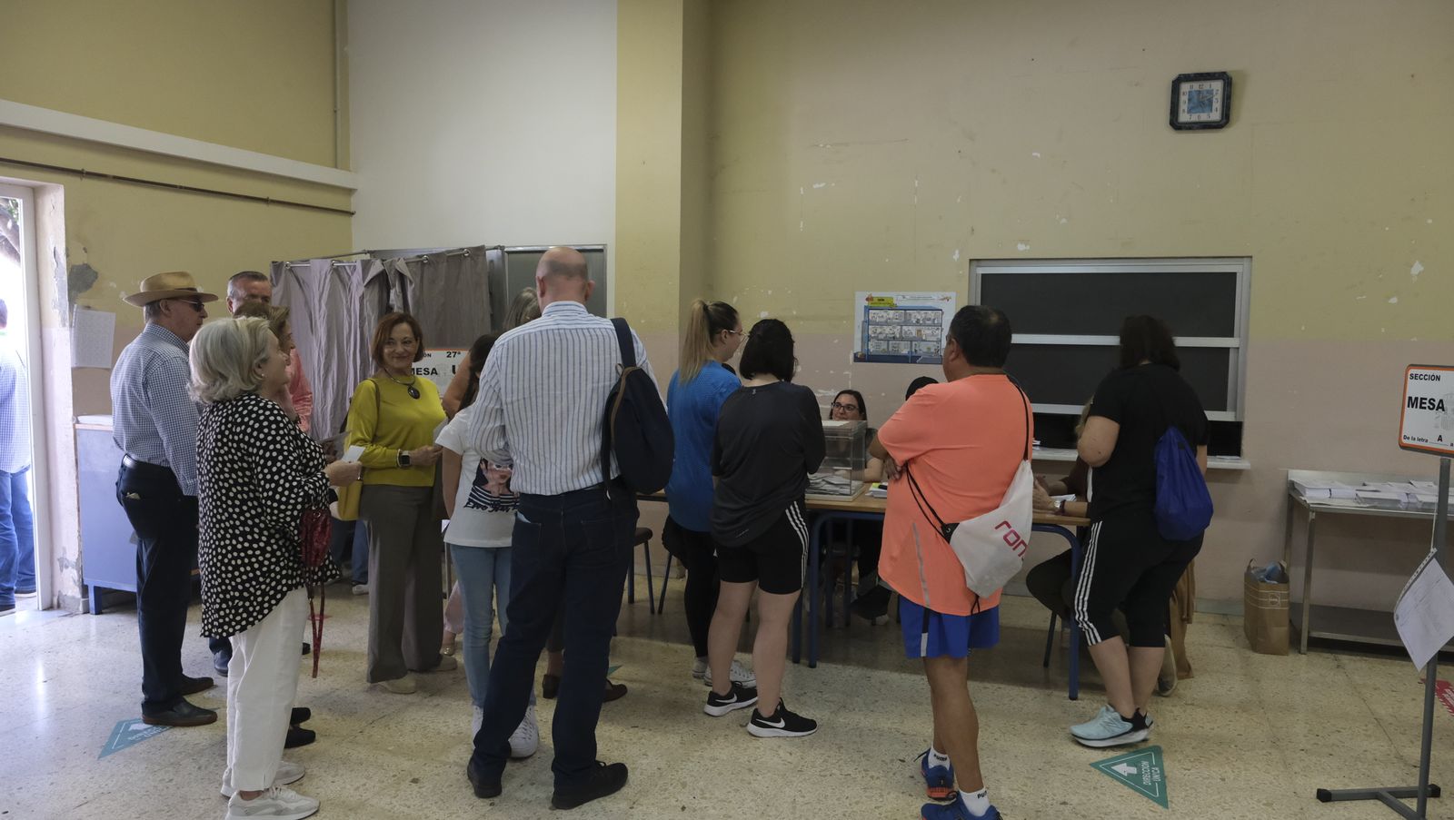 Imágenes de las votaciones en las Elecciones Municipales 2023, en Almería capital