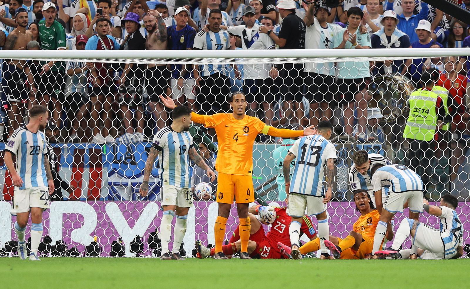 Las imágenes del Países Bajos - Argentina en los cuartos de final del Mundial de Qatar