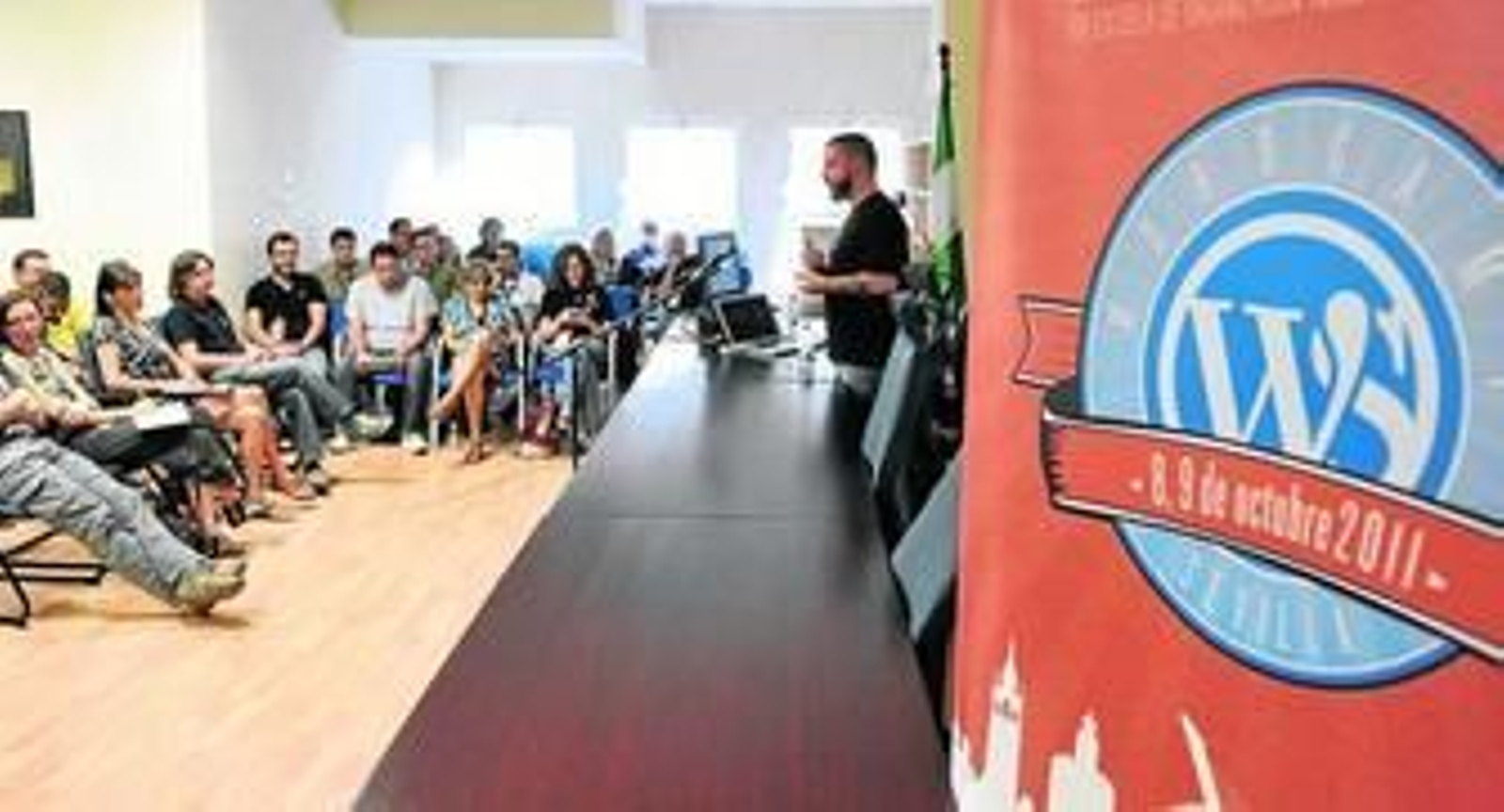 Asistentes a las conferencias de la WordCamp celebrada en 2011.