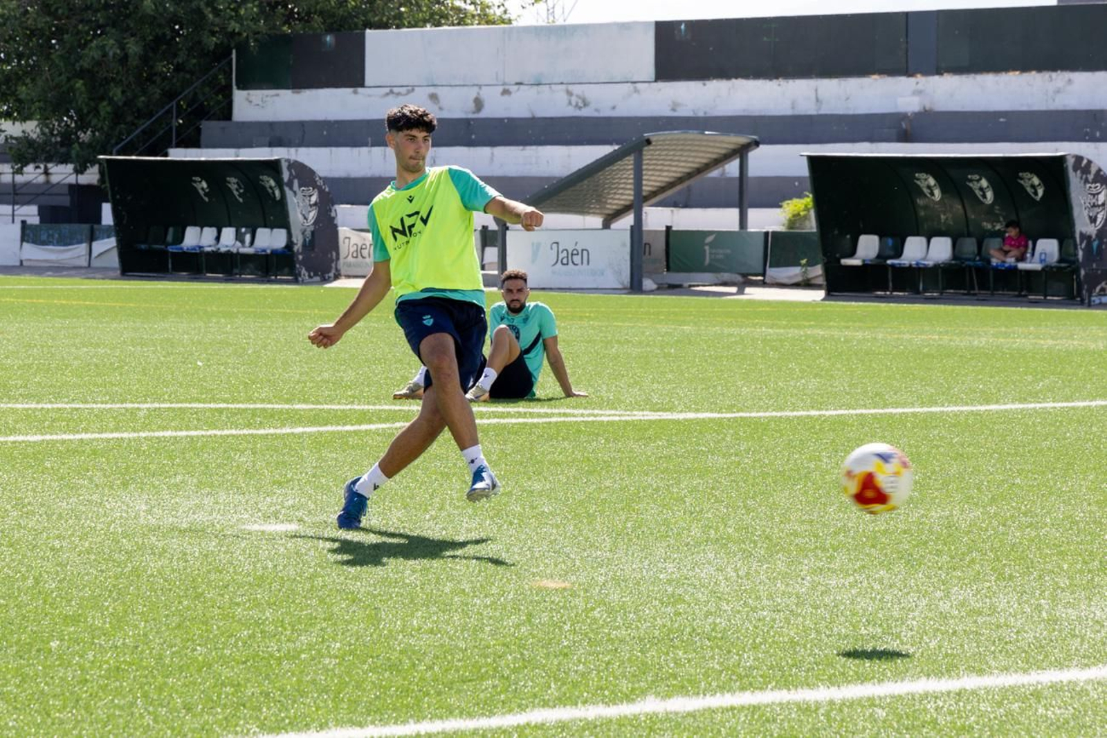 El primer entrenamiento del Real Jaén de la temporada 2025-26