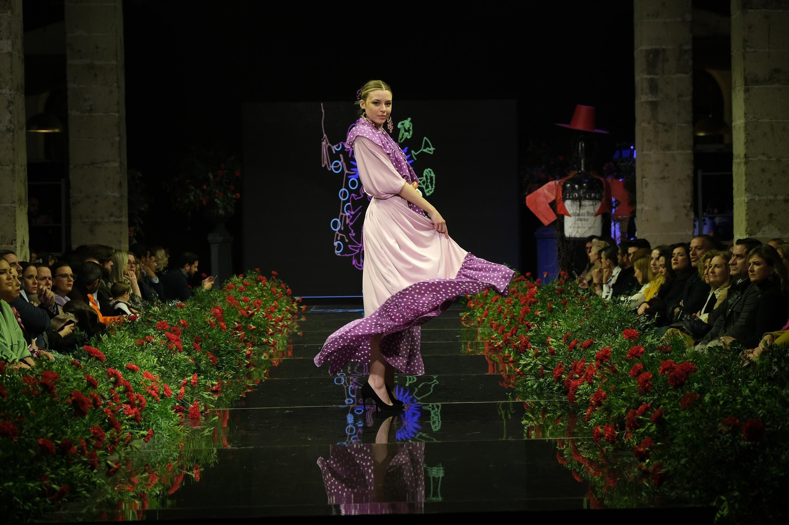 Desfile de Rocío Segovia en la Pasarela Flamenca Jerez Tío Pepe 2023