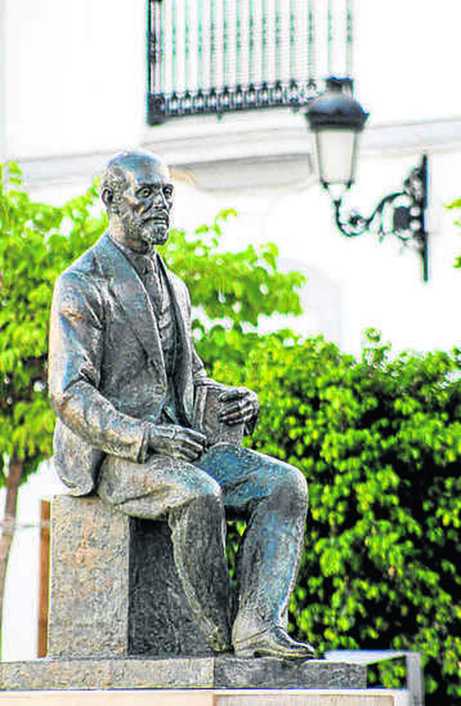 Estatua del escritor Juan Ramón Jiménez