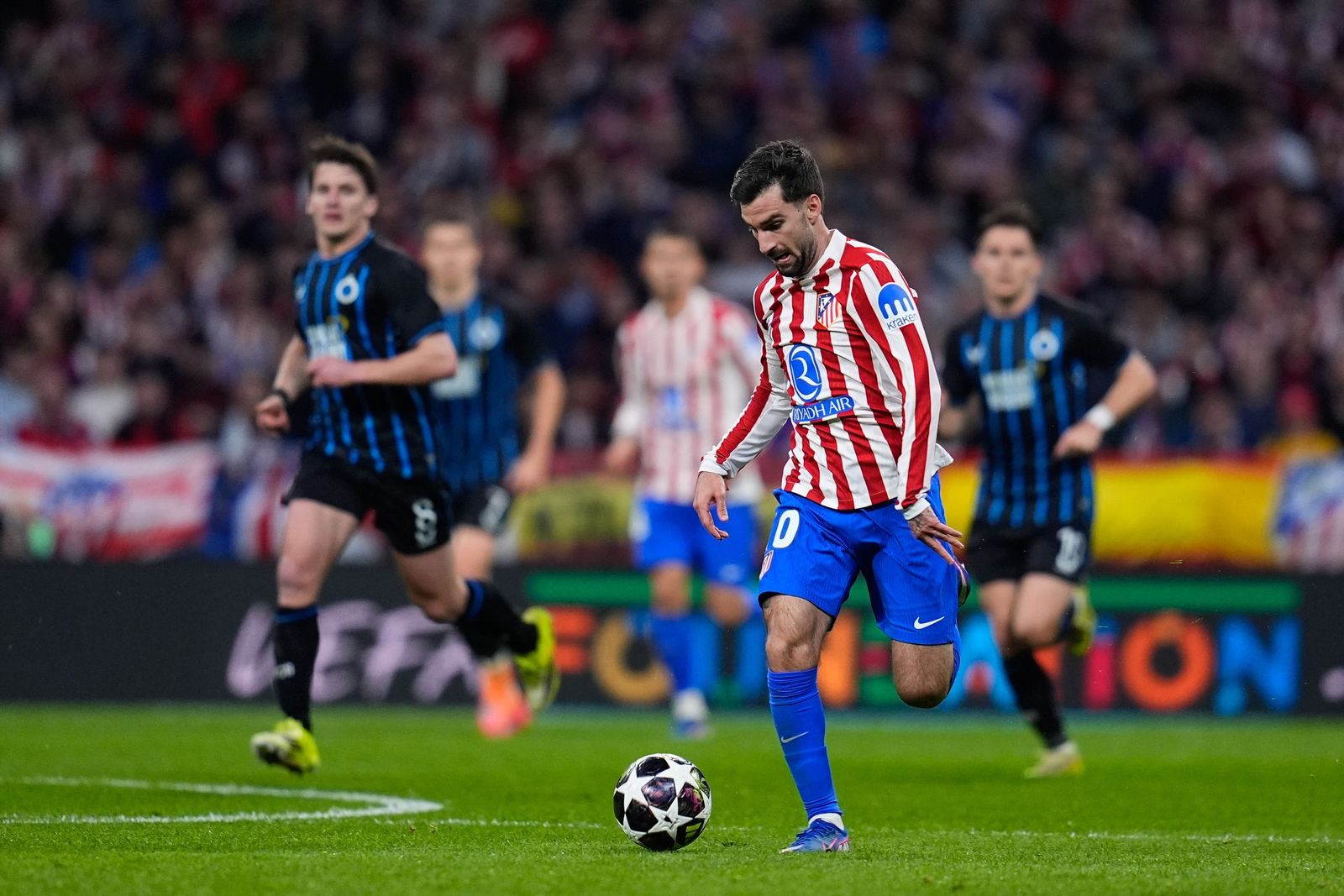 Las fotos del Atlético de Madrid-Brujas