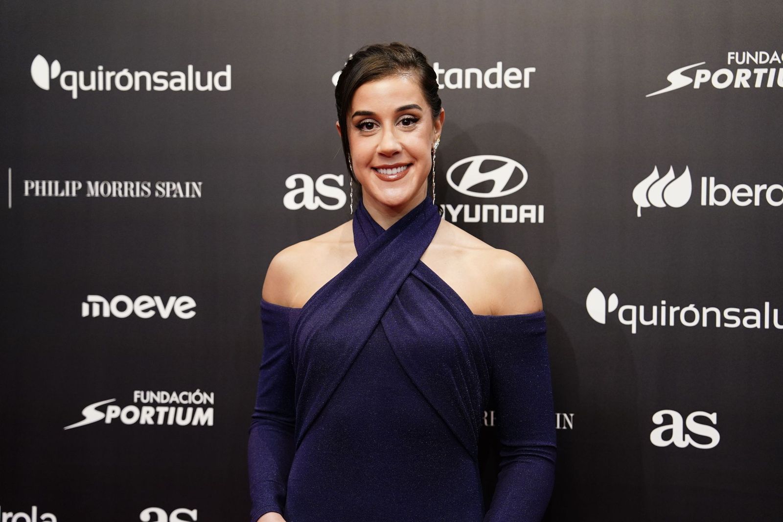 Carolina Marín durante una entrega de premios.