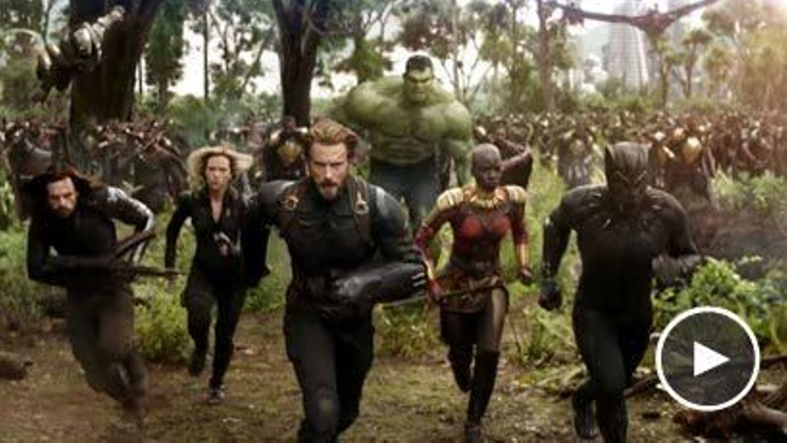 Una imagen de 'Los Vengadores: Infinity War'.