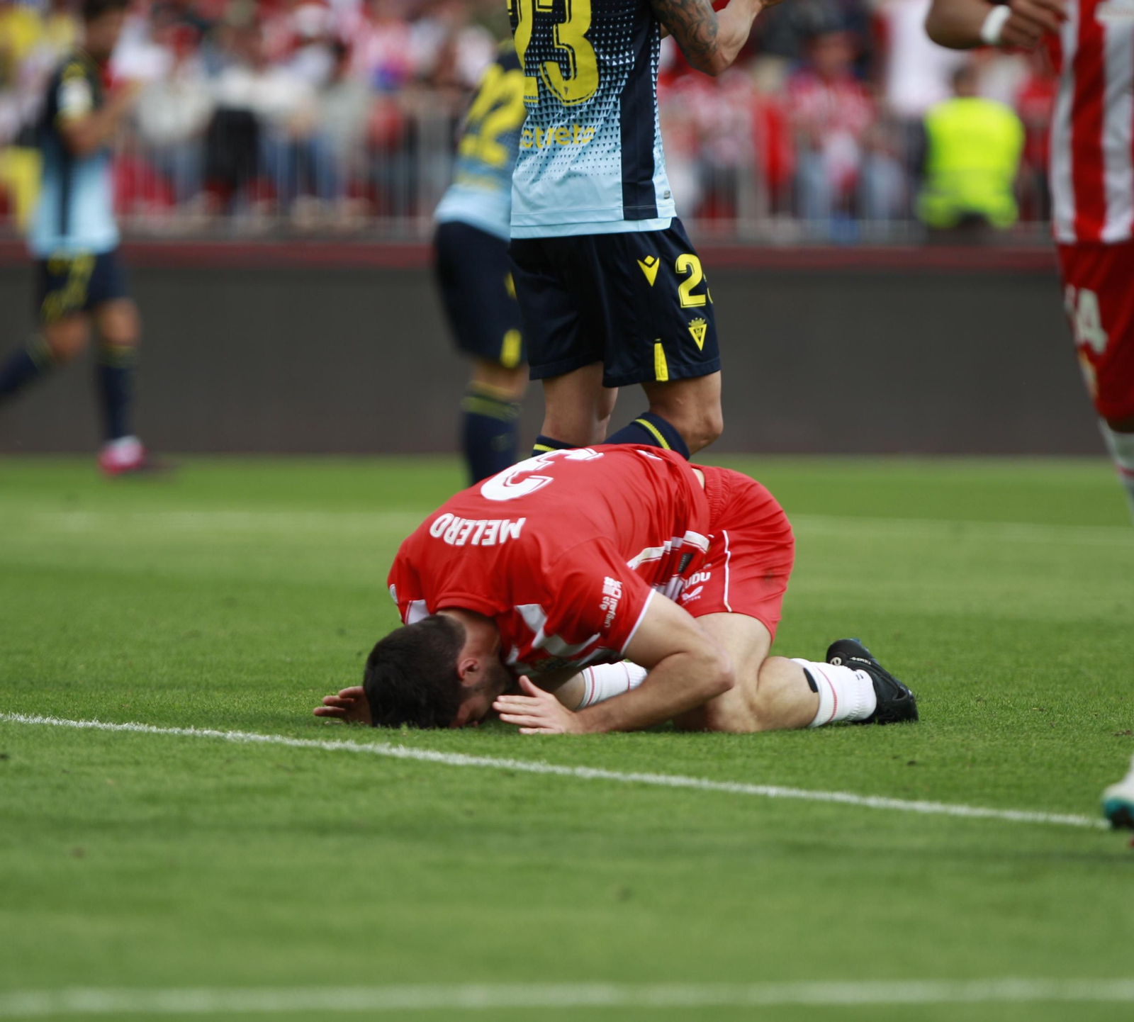 Imágenes del partido de la Liga Santander U.D. Almería-Cádiz C.F.
