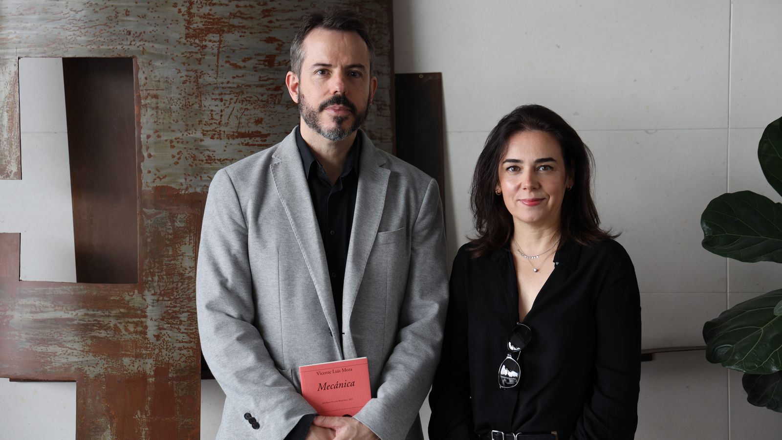 Vicente Luis Mora y Virginia Aguilar.