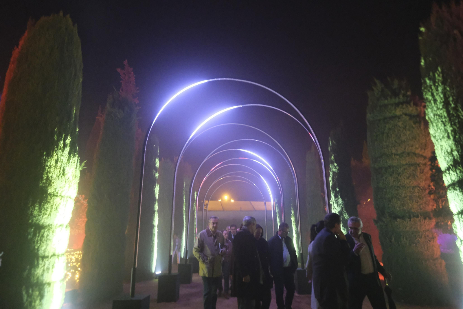 El espectáculo nocturno de luz y sonido del Alcázar, en imágenes.