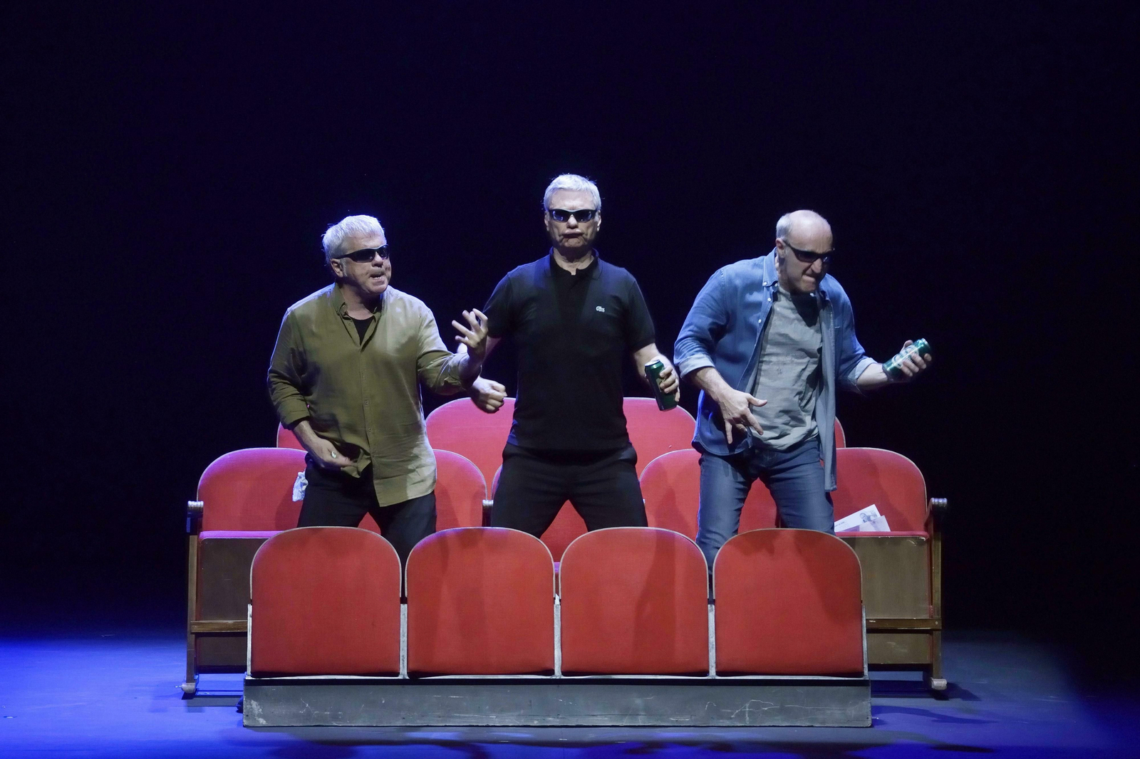 Una de las actuaciones del trío cómico ‘Tricicle’, que se despedirá con ‘Tricicle Hits’.