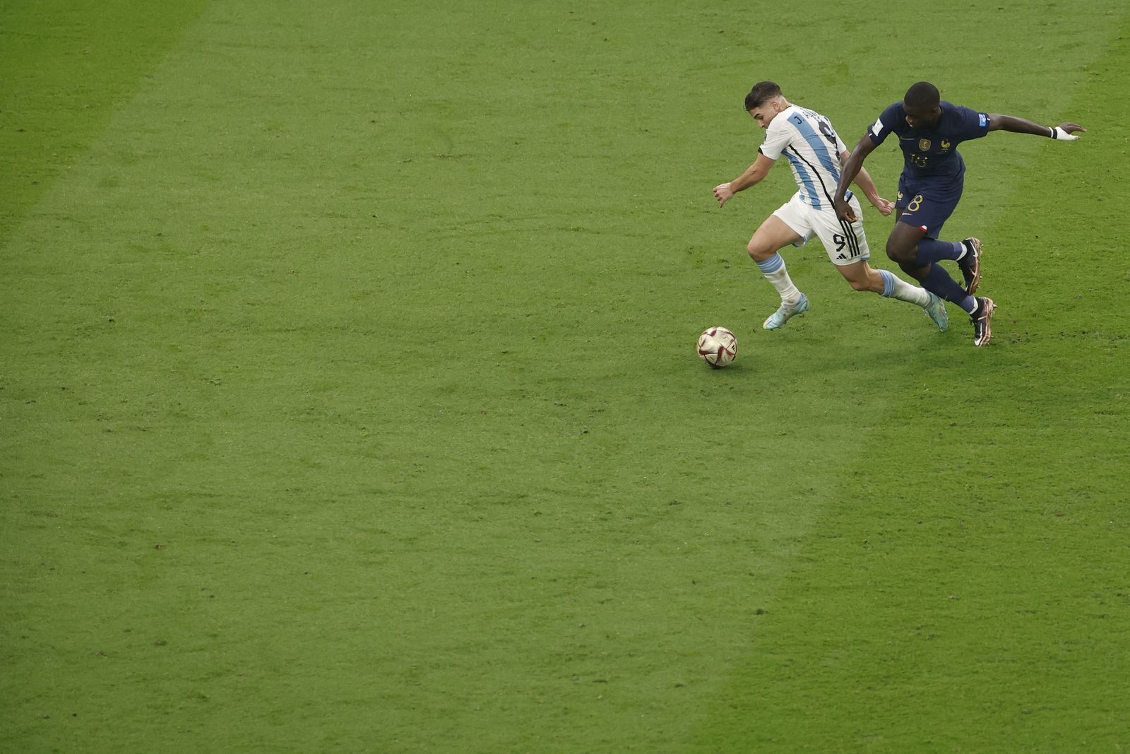 Las imágenes del Argentina-Francia