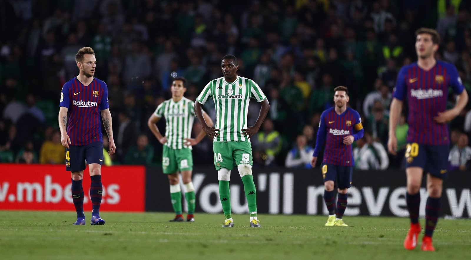 El Betis-Barcelona, en imágenes