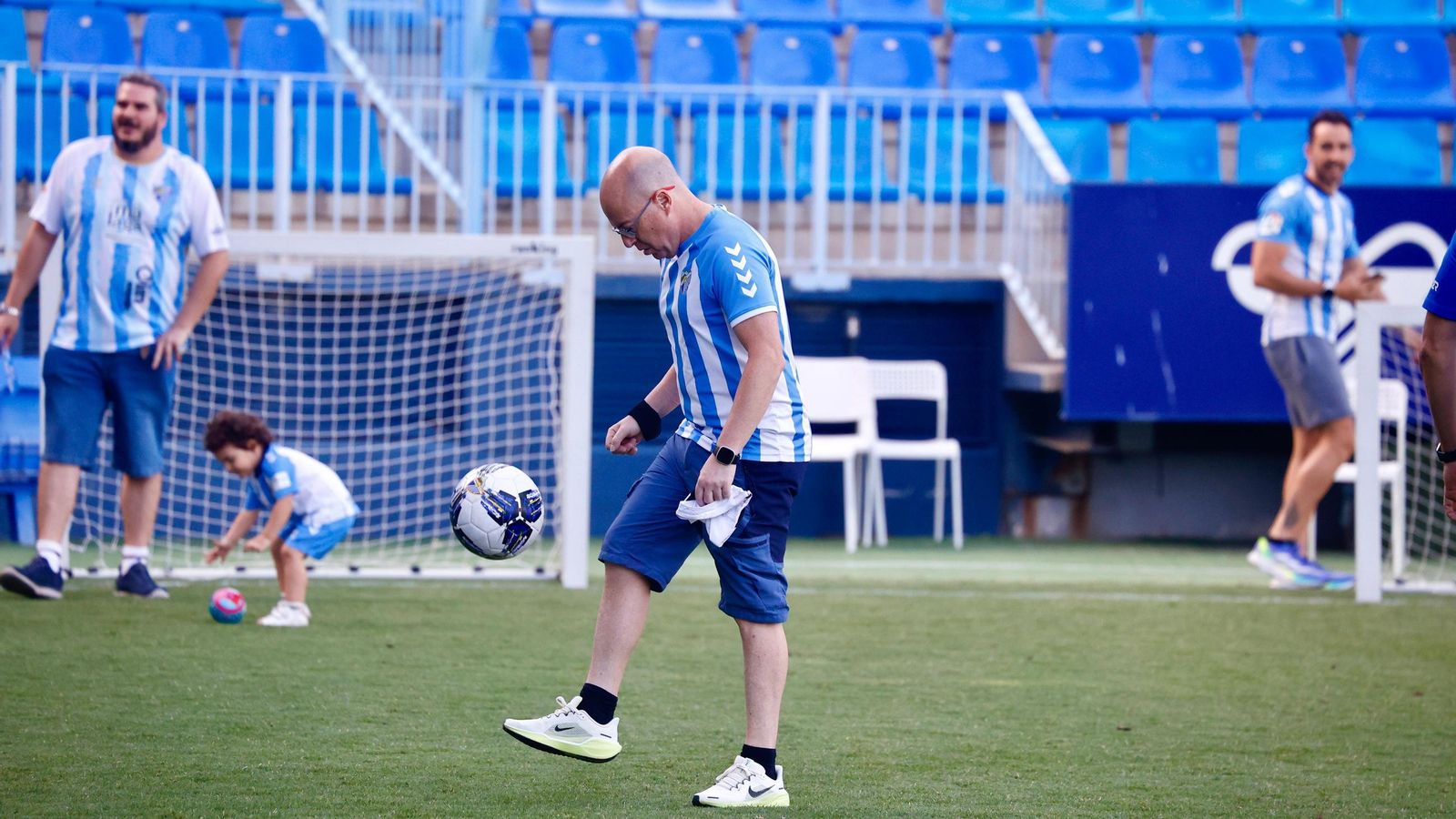 Las fotos del picnic en La Rosaleda para aficionados del Málaga