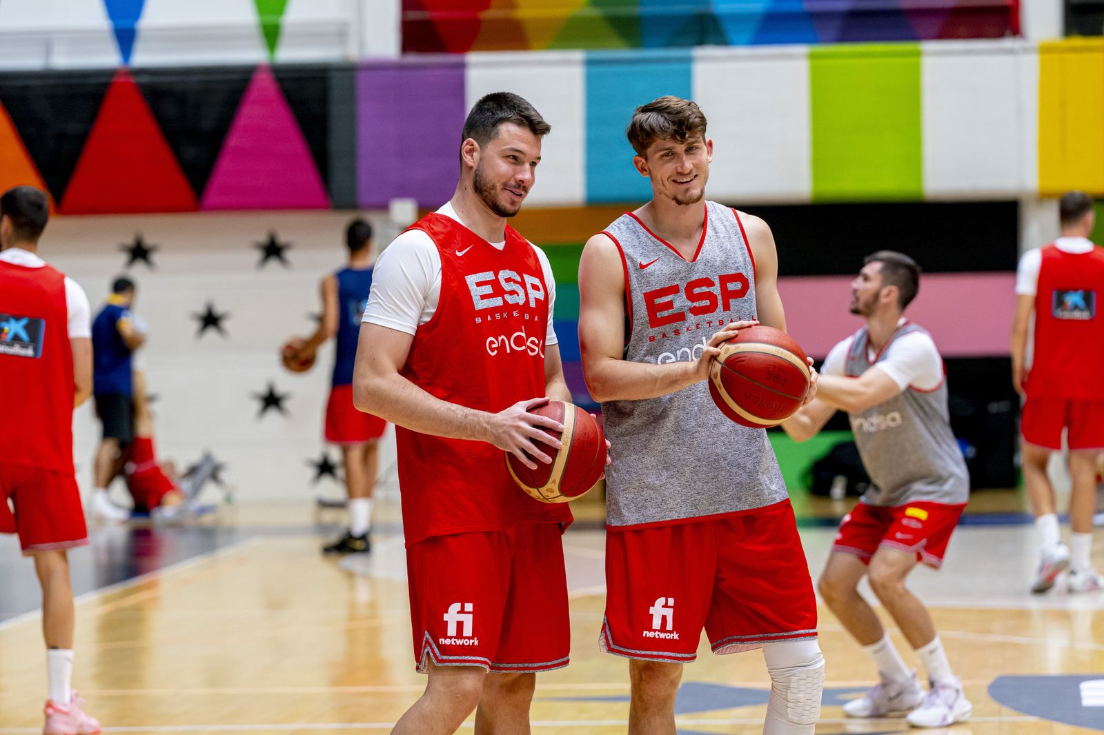 Fotos: Alberto Díaz, Brizuela y Barreiro ya entrenan con España