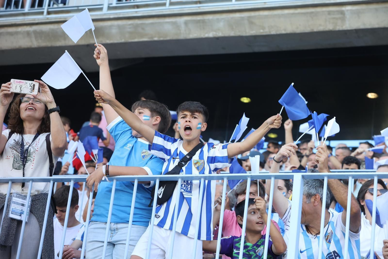 Las fotos del Málaga CF-Huesca