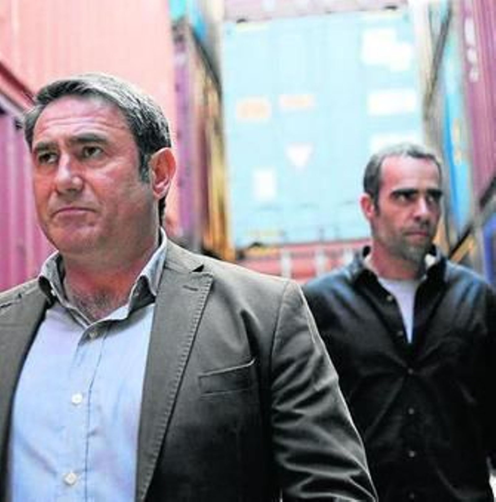 Sergi López y Luis Tosar, en un fotograma de 'El Niño'.