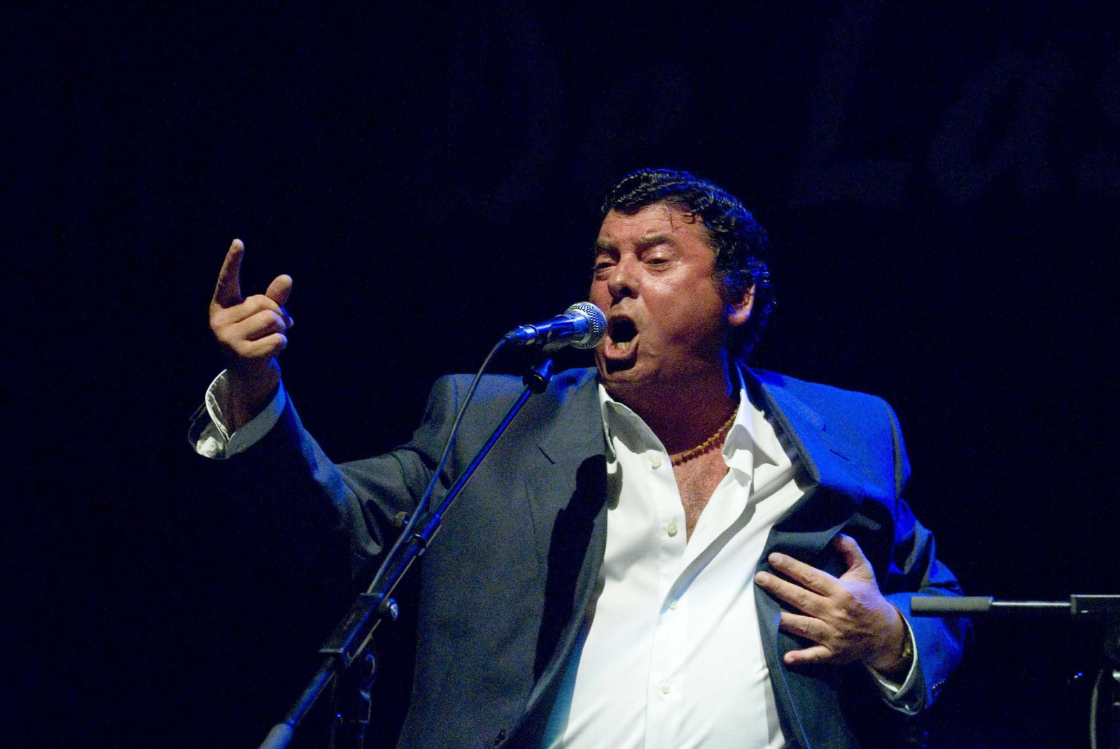 El cantaor Luis el Zambo.