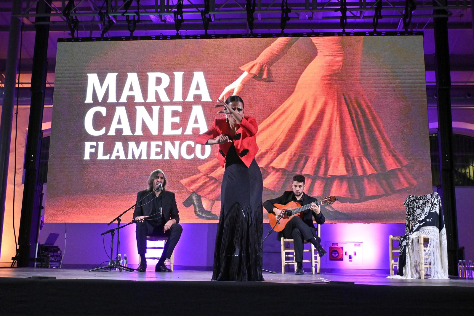 Imágenes del espectáculo de la bailaora María Canea en Huelva